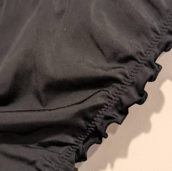 Shade and Shore Black Ruffled Bikini Bottoms Size Small - Picture 5 of 6
